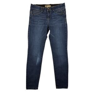 Democracy Ab solution Booty Lift Skinny Jeans Dark Wash Blue Size 6 Womens